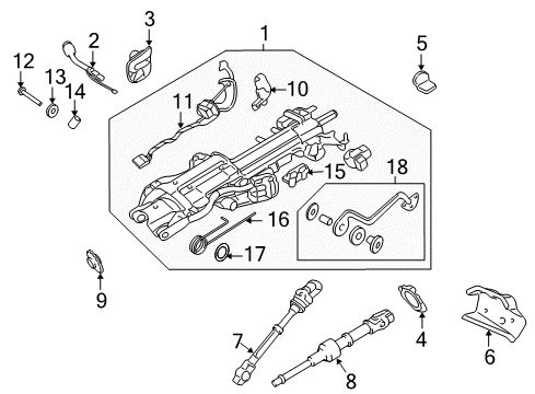 2003 Lincoln Navigator Washer - Special Diagram for 3C5Z-3E519-BB