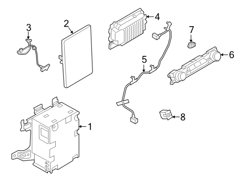 2020 Ford Explorer UNIT - CENTRAL PROCESSING Diagram for 5U5Z-14G371-LHC