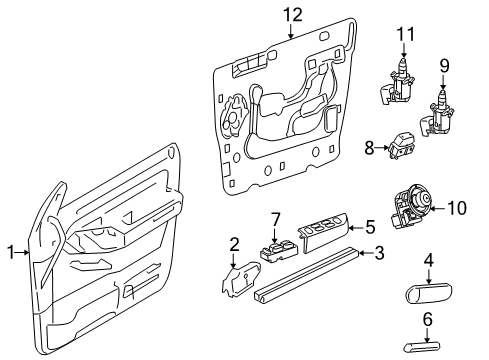 2006 Ford Explorer Housing - Switch Diagram for 6L2Z-14524-CAA