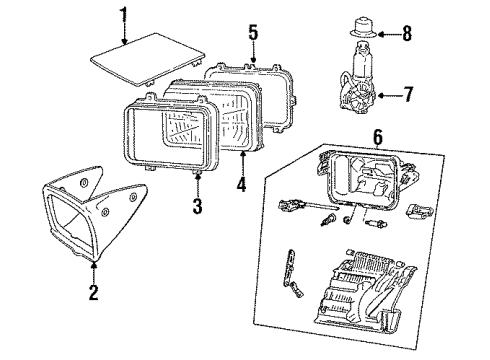 1993 Mercury Capri Bulbs Diagram