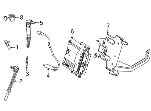 2017 Ford E-350 Super Duty Ignition System Diagram 1 - Thumbnail