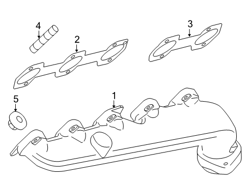 2012 Ford E-350 Super Duty Exhaust Manifold Diagram 2 - Thumbnail