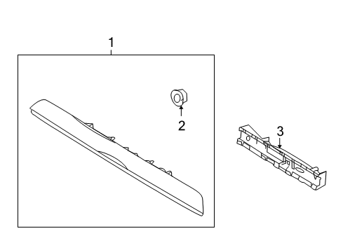 2012 Ford Fusion High Mount Lamps Diagram