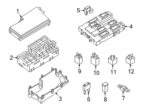 2014 Ford Escape Fuse & Relay Diagram