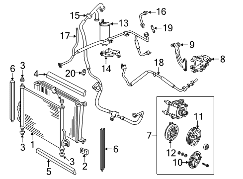 2006 Ford Freestar Disc Assembly - Clutch Diagram for 6F2Z-19D786-AA