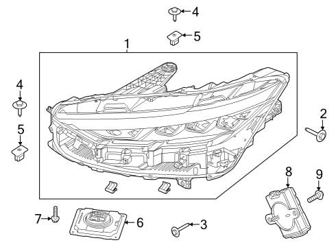 2023 Ford Mustang Mach-E PROCESSOR - LIGHTING CONTROL Diagram for LC5Z-13C788-E