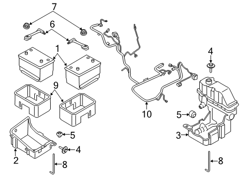 2019 Ford F-350 Super Duty Battery Diagram