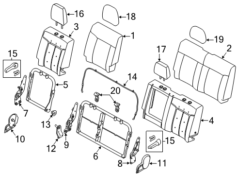 2014 Ford F-250 Super Duty Spacer Diagram for 4C3Z-2660394-PA