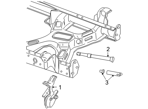 2002 Ford F-150 Carrier & Components - Spare Tire Diagram