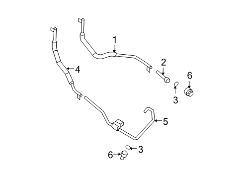 2008 Ford Escape Trans Oil Cooler Lines Diagram