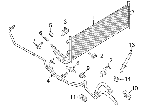 2024 Ford Mustang Trans Oil Cooler Diagram