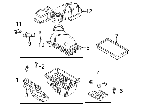 2014 Ford Explorer Air Intake Diagram