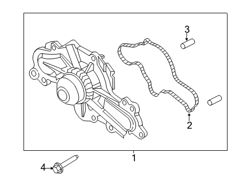 2019 Ford Flex Water Pump Diagram 1 - Thumbnail