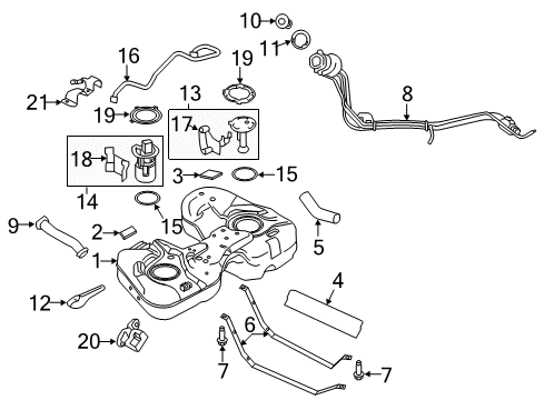 2016 Ford Special Service Police Sedan Fuel Supply Diagram