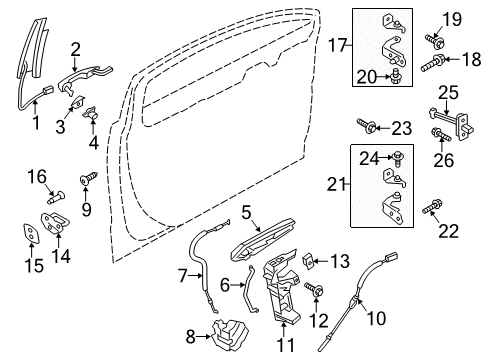 2019 Ford Fusion Keyless Entry Components Diagram 2 - Thumbnail