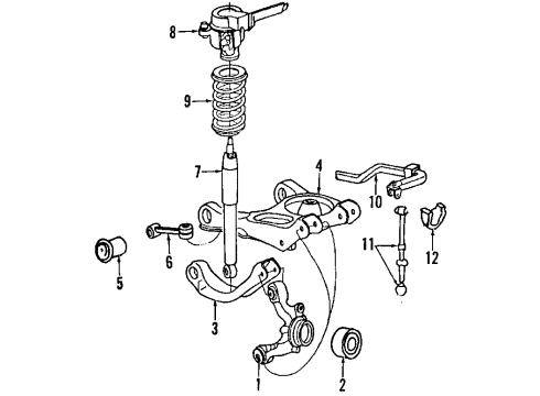 1993 Ford Thunderbird Relay Diagram for F8PZ-14N135-CA