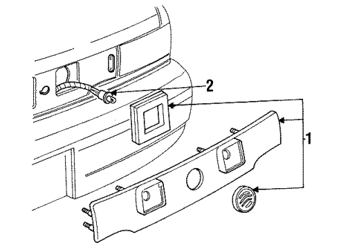 1994 Mercury Grand Marquis Backup Lamps Diagram