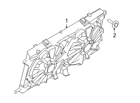 2018 Lincoln Navigator Cooling System, Radiator, Water Pump, Cooling Fan Diagram