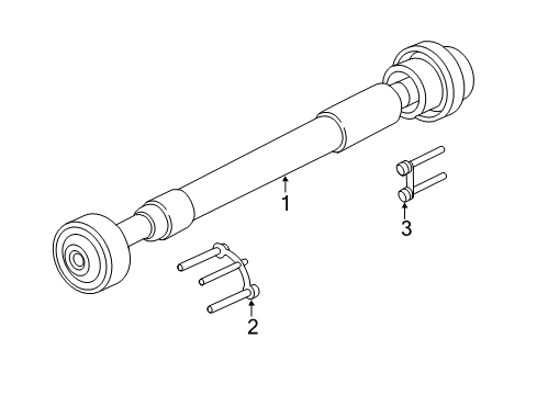 2018 Ford F-150 Drive Shaft - Front Diagram