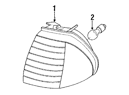 1994 Mercury Topaz Bulbs Diagram