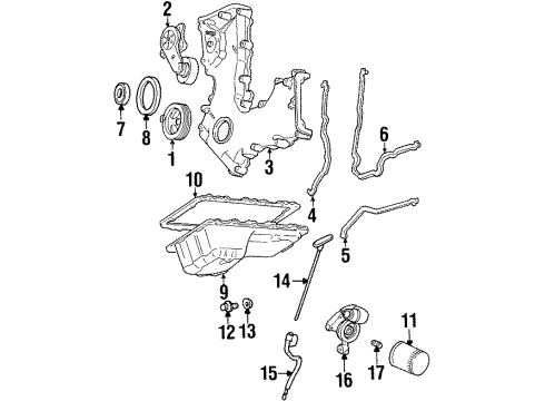 1992 Mercury Grand Marquis Belts & Pulleys, Maintenance Diagram 2 - Thumbnail