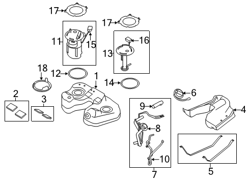 2009 Mercury Sable Switch Assembly Diagram for 5L2Z-9341-A