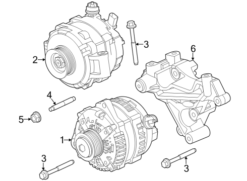 2024 Ford F-250 Super Duty Alternator Diagram