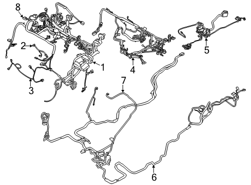 2018 Ford Fusion Wire Assembly Diagram for JS7Z-12A581-N