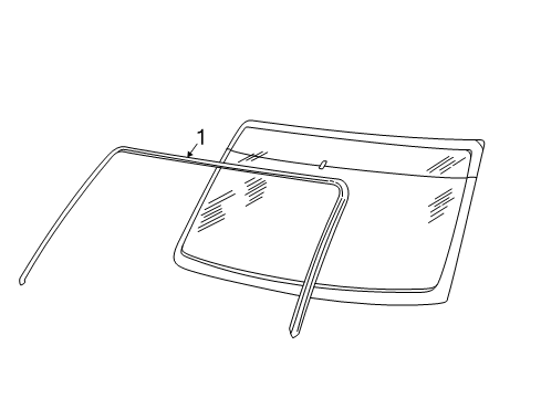 2008 Mercury Mountaineer Reveal Moldings Diagram