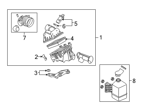 2006 Mercury Milan Air Intake Diagram