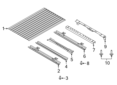 2023 Ford Ranger Floor Diagram