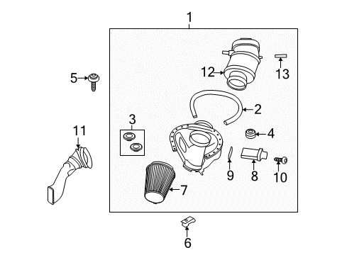 2012 Ford Mustang Air Intake Diagram