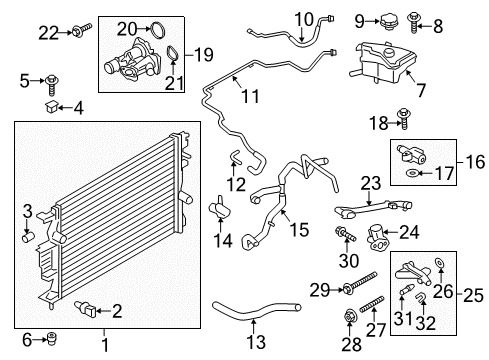 2014 Ford Fusion Module - Engine Control - EEC Diagram for FJ5Z-12A650-AANP