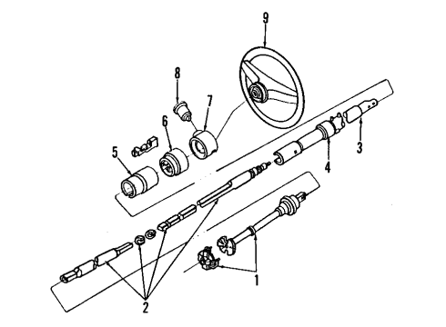 1988 Ford F-150 Ignition Lock Diagram