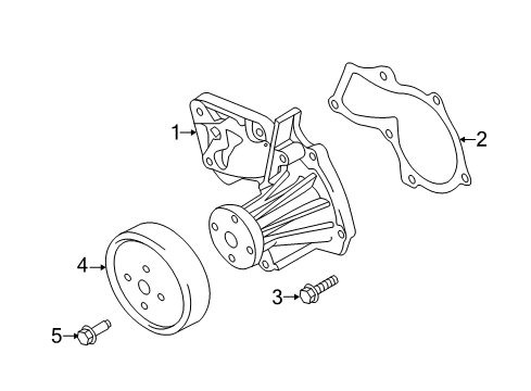 2013 Ford Escape Water Pump Diagram 1 - Thumbnail