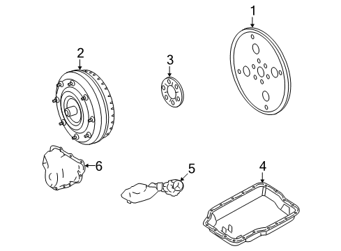 2006 Mercury Milan Transaxle Parts Diagram