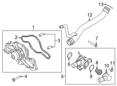 2019 Ford Explorer Water Pump Diagram