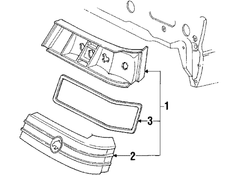 1985 Mercury Cougar Tail Lamps Diagram