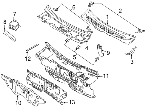 2009 Ford Taurus Extension Diagram for 5G1Z-5402228-AAC