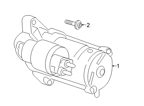 2020 Ford Transit-350 Starter Diagram 2 - Thumbnail