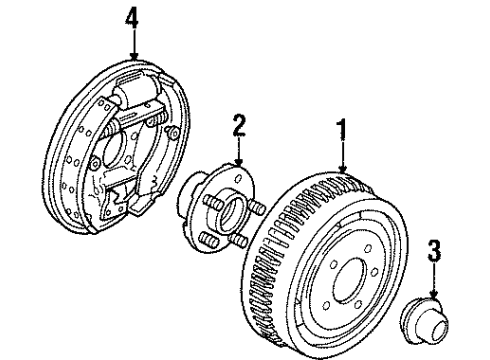 1998 Mercury Sable Rear Brakes Diagram