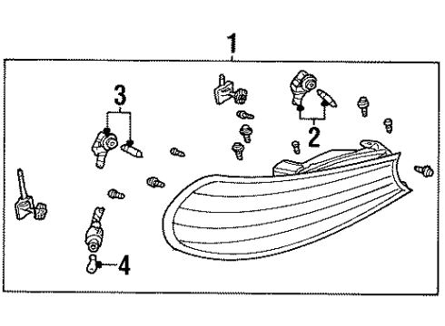 1998 Ford Contour Bulbs Diagram