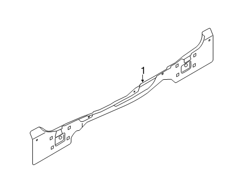 2023 Ford Transit Connect Rear Body Diagram