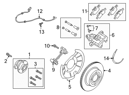 2019 Ford EcoSport Anti-Lock Brakes Diagram