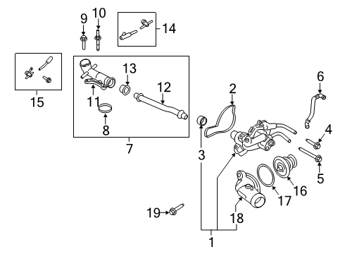 2020 Ford Explorer Water Pump Diagram