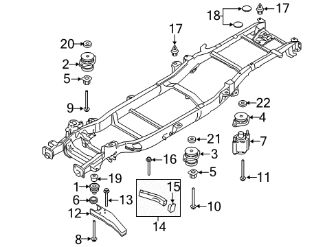 2018 Ford F-150 Frame & Components Diagram