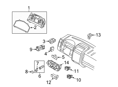 2011 Ford Escape Switches Diagram 2 - Thumbnail