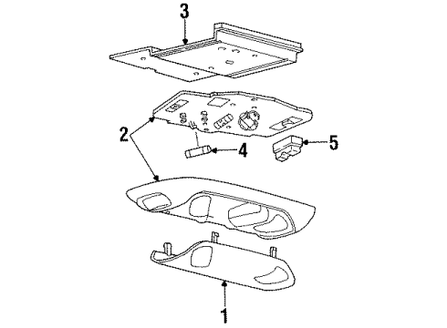 1997 Ford Windstar Overhead Console Diagram