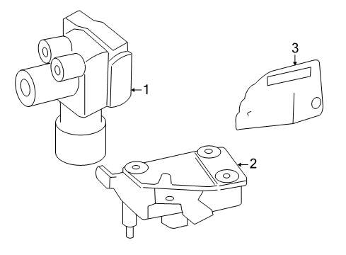 2008 Ford Escape ABS Components Diagram