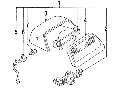 1994 Ford Escort Bulbs Diagram